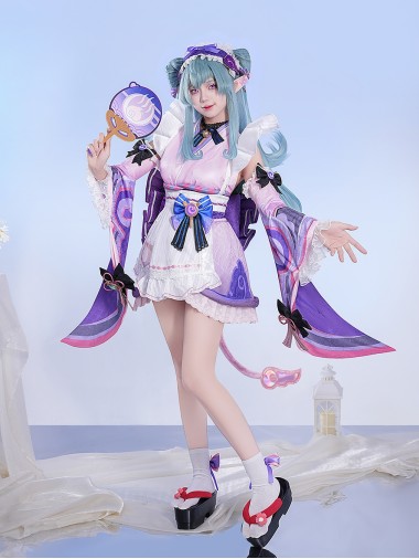 Game Genshin Impact Cosplay Yumemizuki Mizuki Costume