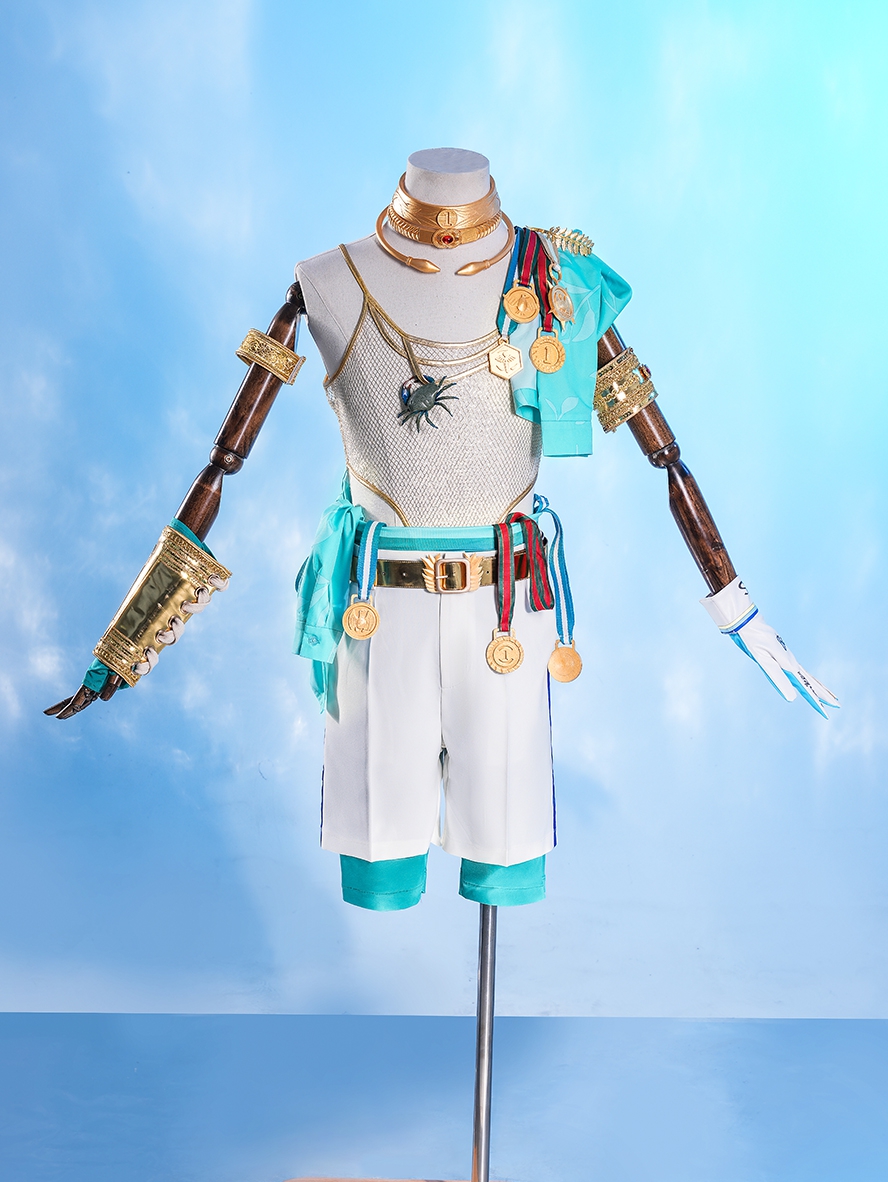 Game Identity V Cosplay Ganji Gupta Batter Champion Helmsman Costume