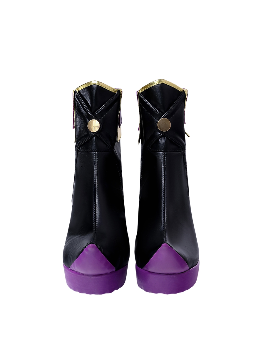 Anime Wandering Witch The Journey Of Elaina Cosplay Elaina Purple Sole Ankle Boots Shoes