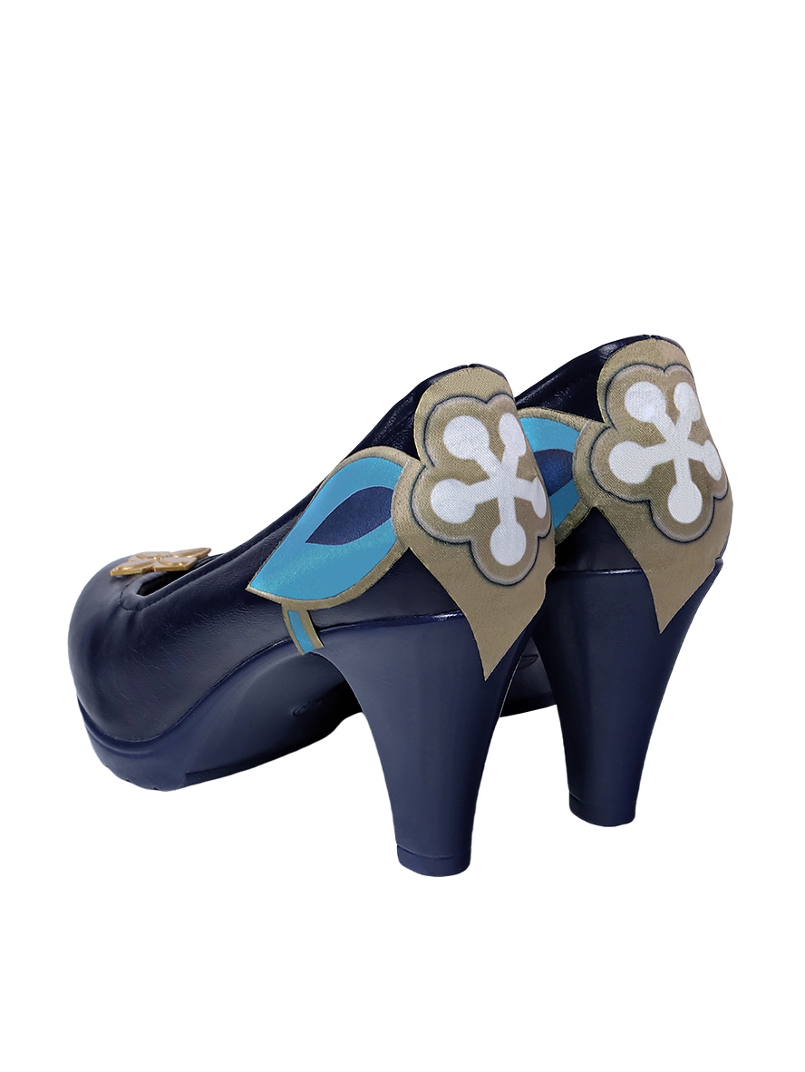 Game Honkai Star Rail Cosplay Ruan Mei Blue High Heels Shoes