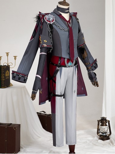 Game Genshin Impact Cosplay Wriothesley Costume