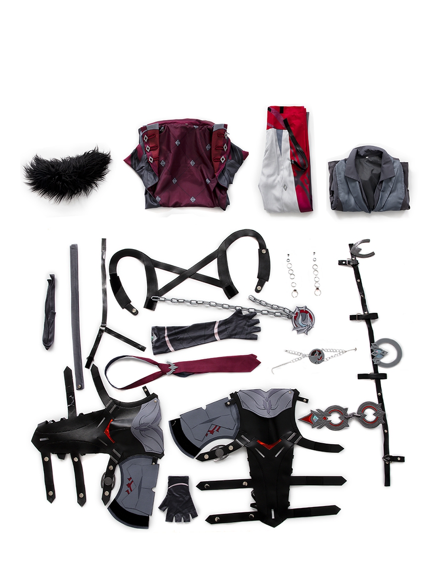 Game Genshin Impact Cosplay Wriothesley Costume