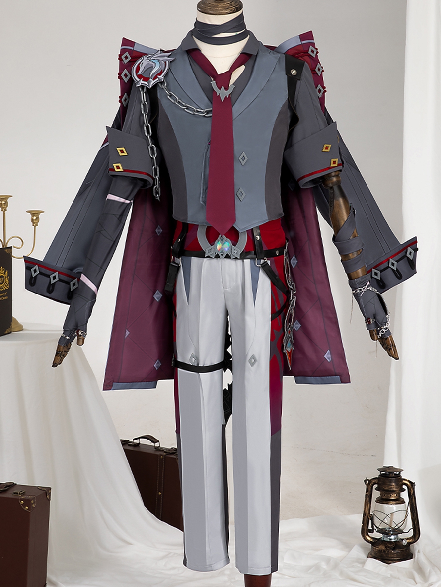 Game Genshin Impact Cosplay Wriothesley Costume