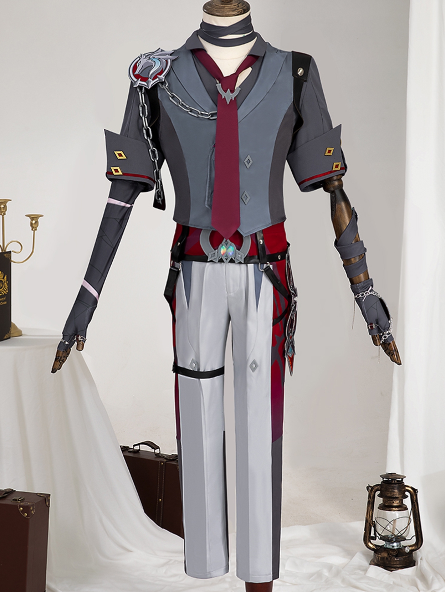 Game Genshin Impact Cosplay Wriothesley Costume