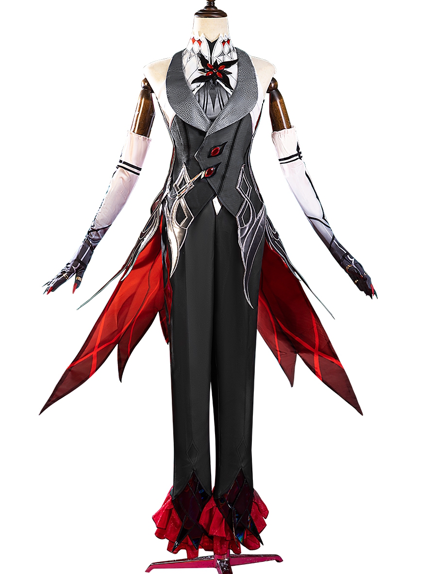Game Genshin Impact Cosplay The Knave Arlecchino Costume