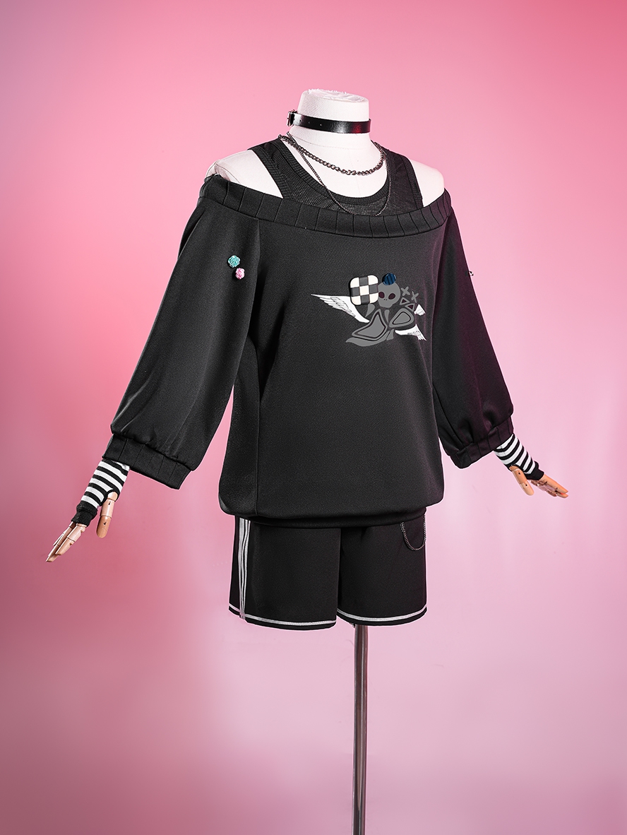 Anime Don Quijote Landmine Girl Linkage Cosplay Kagamine Len Outfit Costume