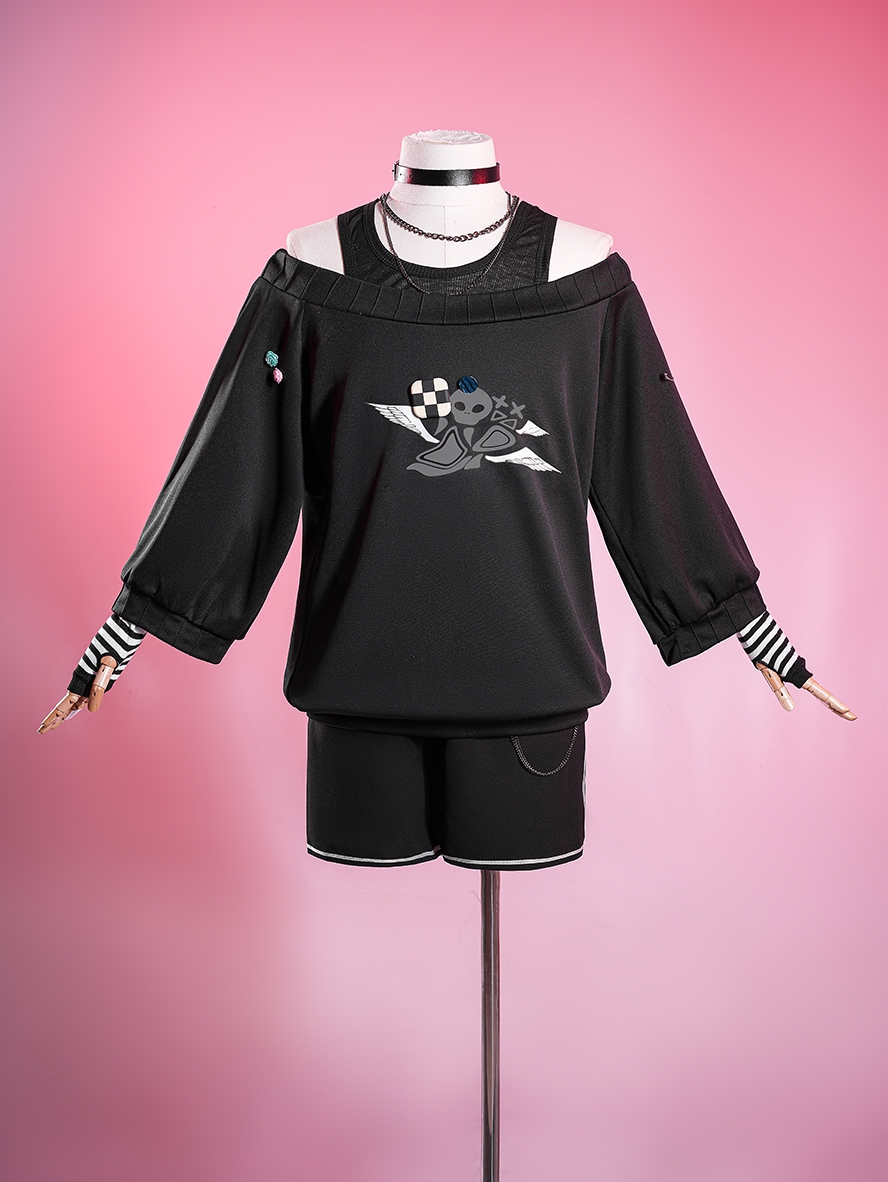 Anime Don Quijote Landmine Girl Linkage Cosplay Kagamine Len Outfit Costume