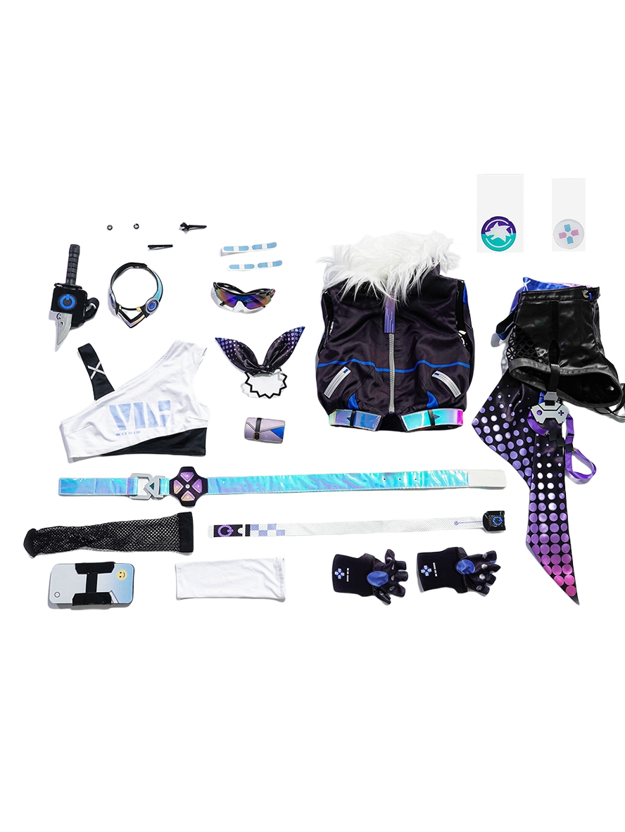Game Honkai Star Rail Cosplay Silver Wolf Costume