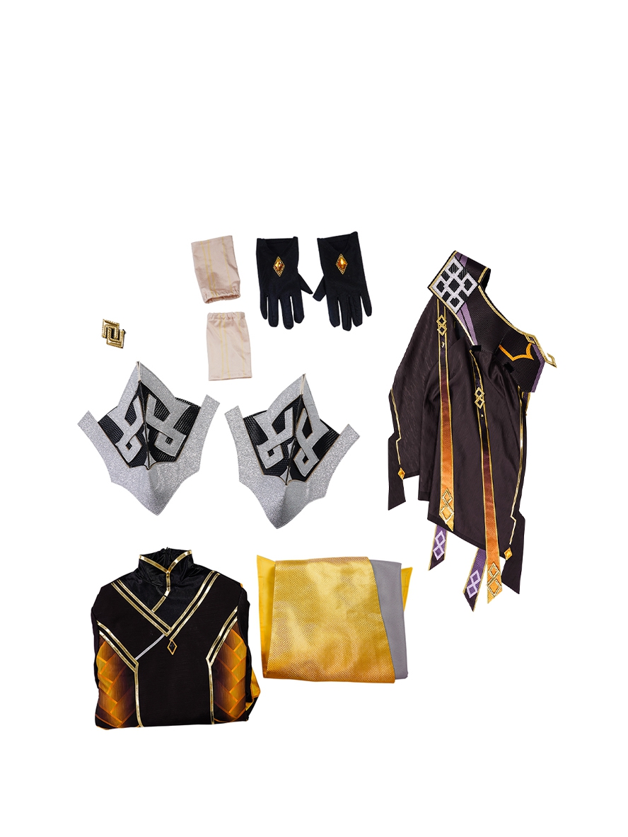 Game Genshin Impact Cosplay Rex Lapis Zhongli Costume