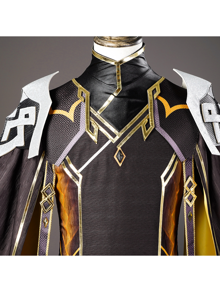 Game Genshin Impact Cosplay Rex Lapis Zhongli Costume