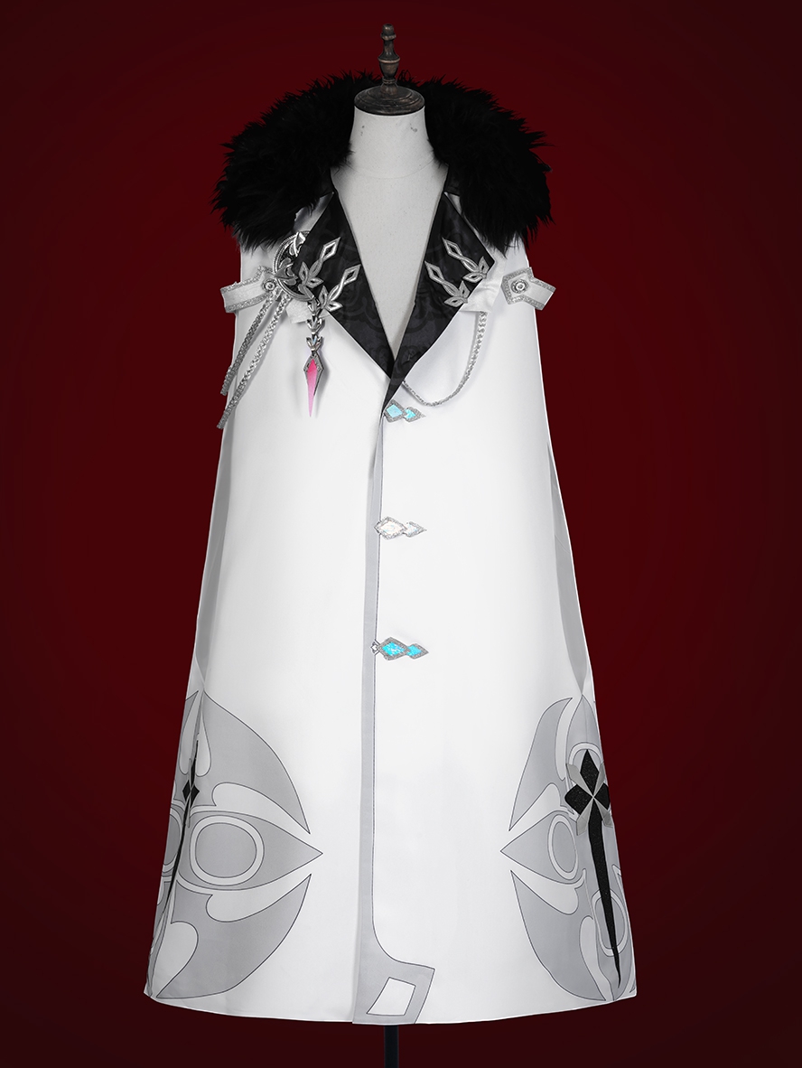 Game Genshin Impact Cosplay Fatui Harbinger Damselette Columbina Costume