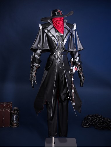 Game Identity V Cosplay Cowboy Kevin Alonso Misfit Reverse Blade Whip Costume