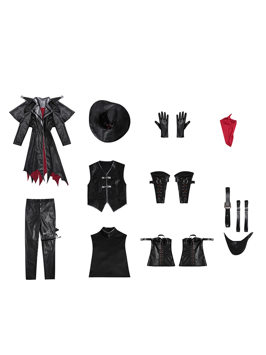 Game Identity V Cosplay Cowboy Kevin Alonso Misfit Reverse Blade Whip Costume