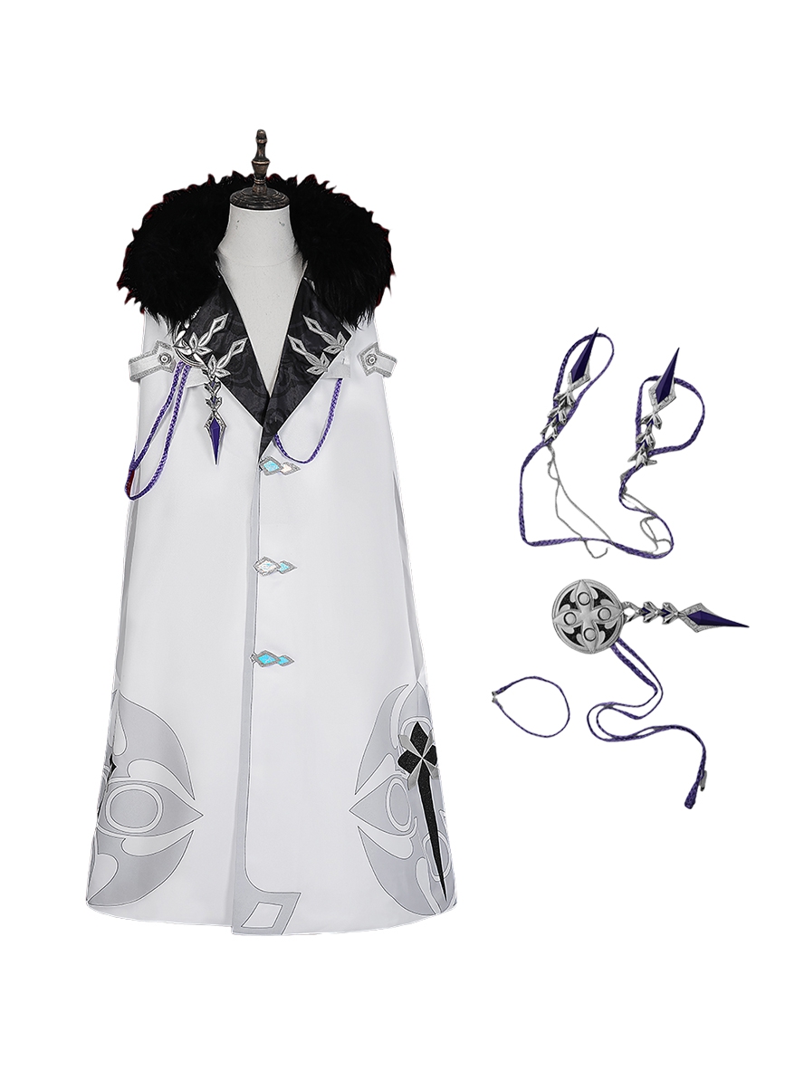 Game Genshin Impact Cosplay Fatui Harbinger Regrator Pantalone Costume