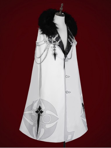 Game Genshin Impact Cosplay Fatui Harbinger Captain Capitano Costume