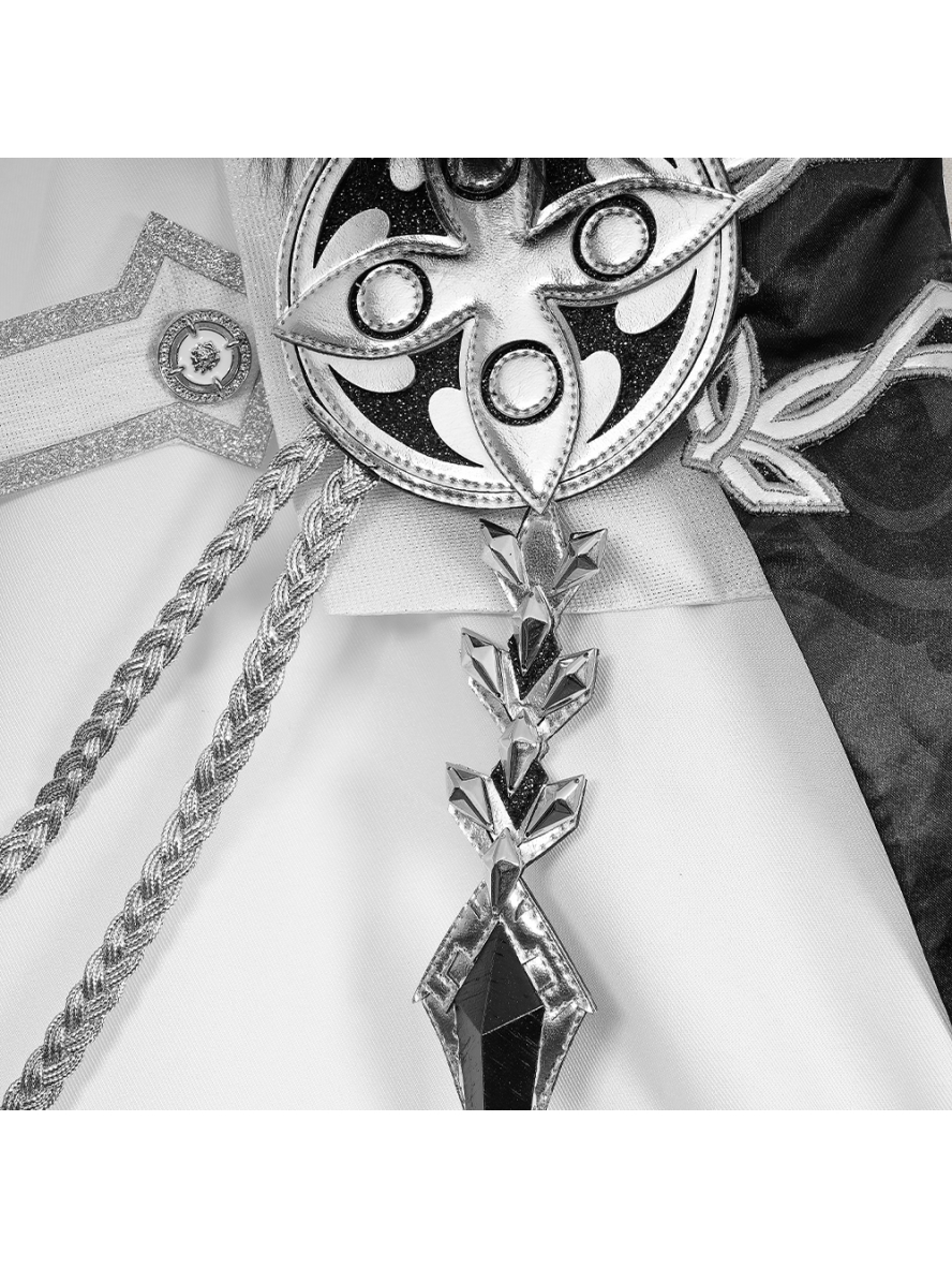 Game Genshin Impact Cosplay Fatui Harbinger Captain Capitano Costume