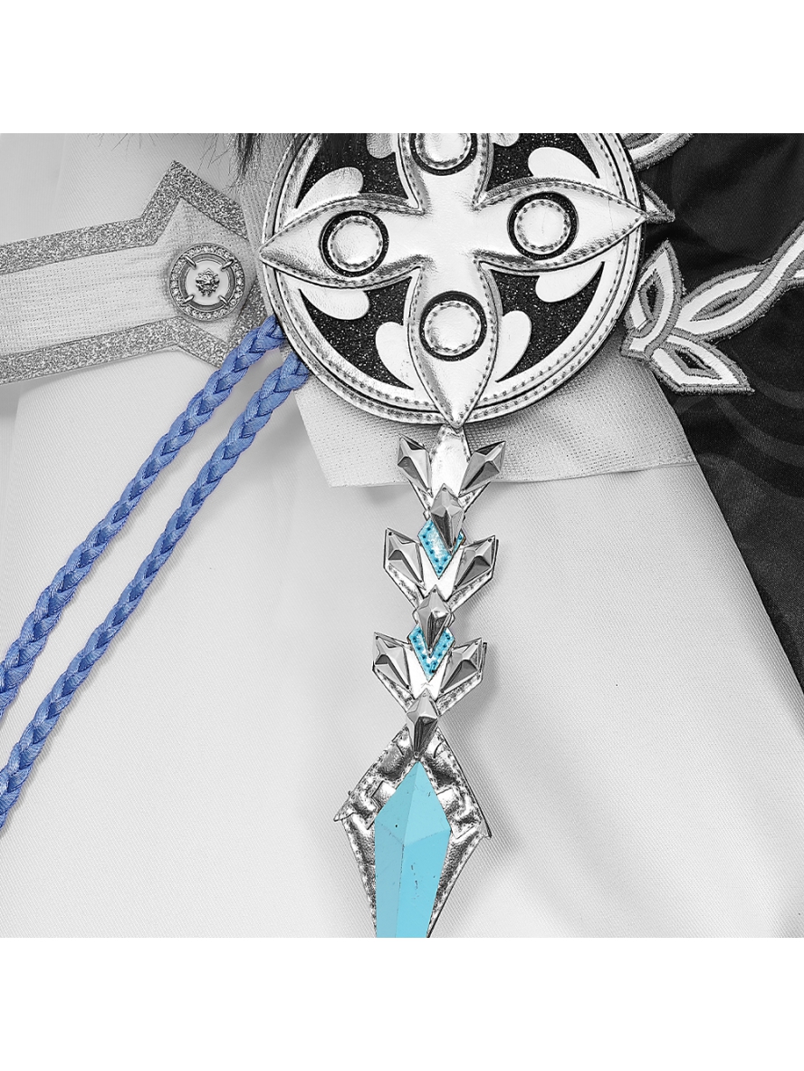 Game Genshin Impact Cosplay Fatui Harbinger Jester Pierro Costume
