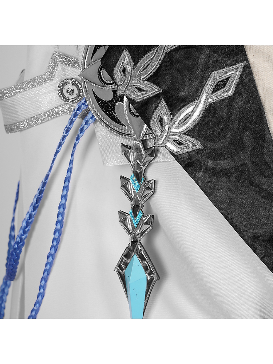 Game Genshin Impact Cosplay Fatui Harbinger Jester Pierro Costume