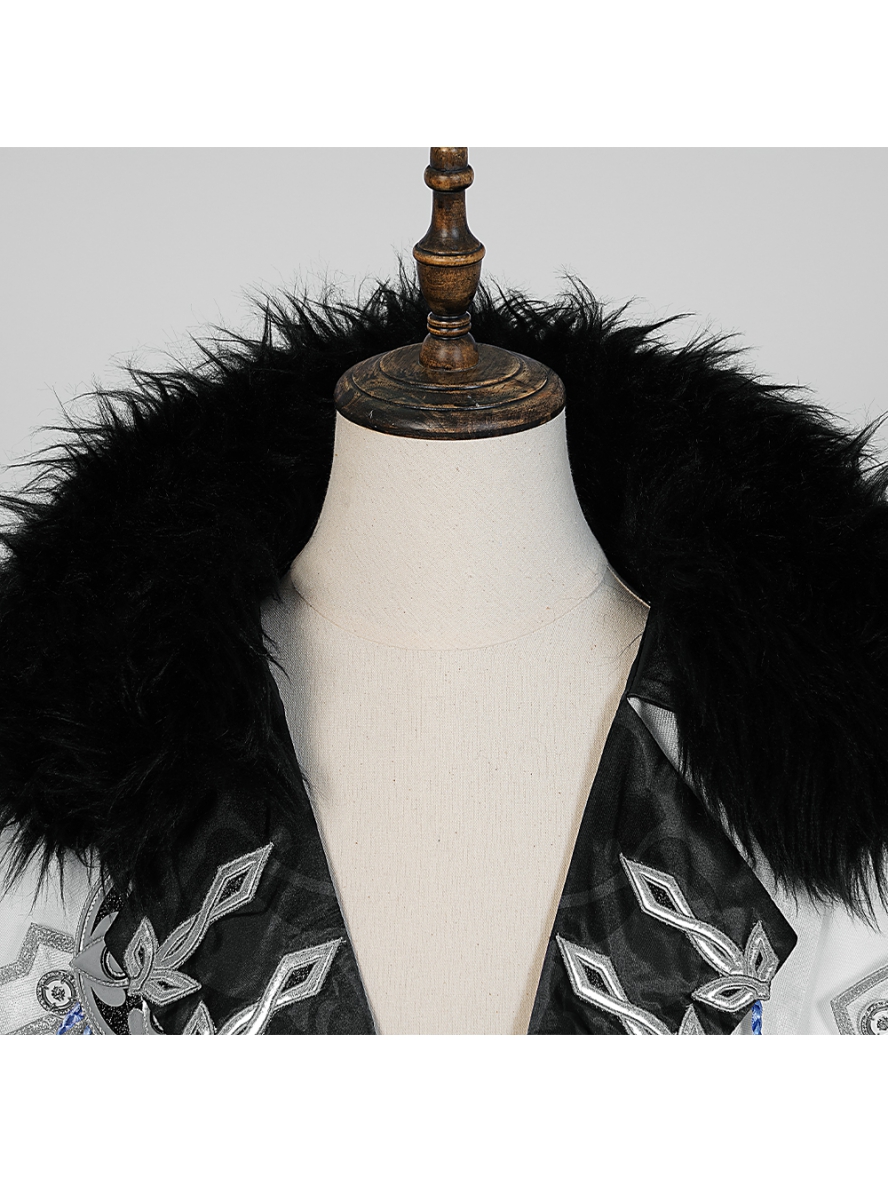 Game Genshin Impact Cosplay Fatui Harbinger Jester Pierro Costume
