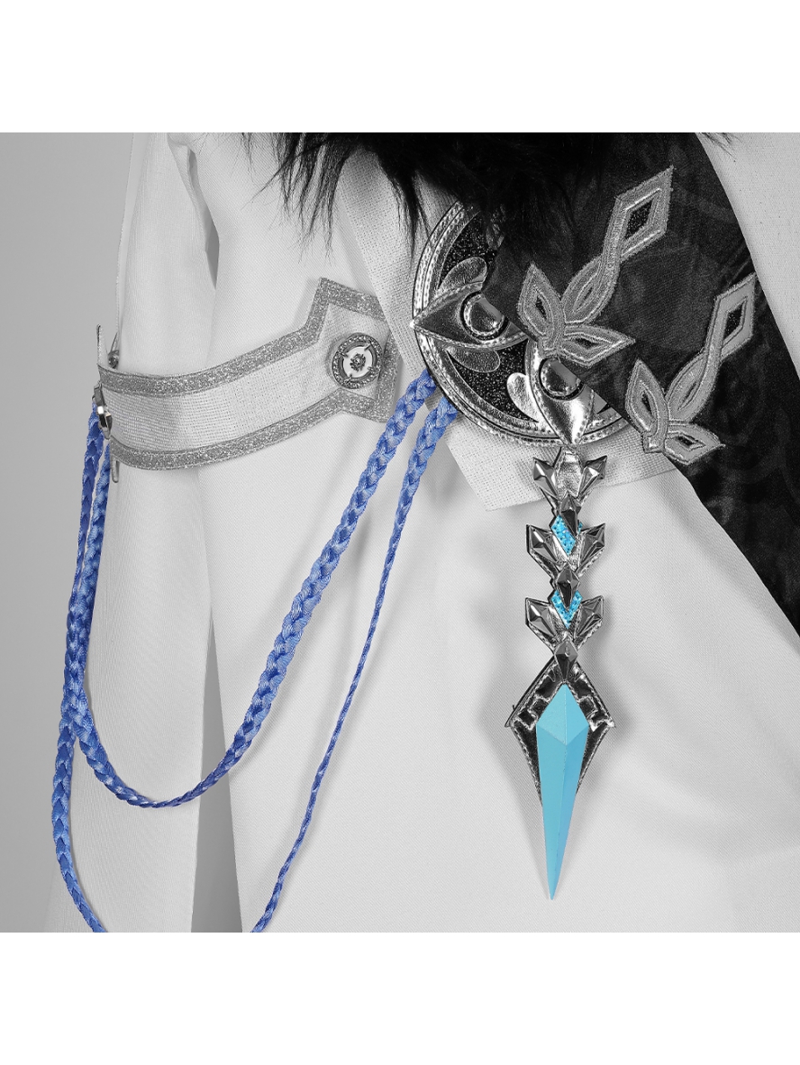 Game Genshin Impact Cosplay Fatui Harbinger Jester Pierro Costume