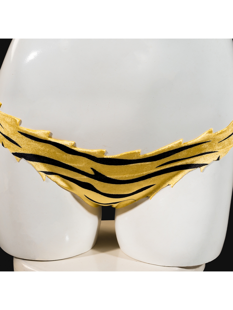 Anime Urusei Yatsura Cosplay Lum Costume Tiger Stripe Bikini