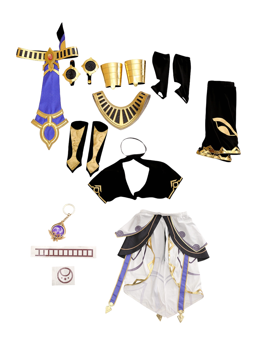 Game Genshin Impact Cosplay Cyno Costume