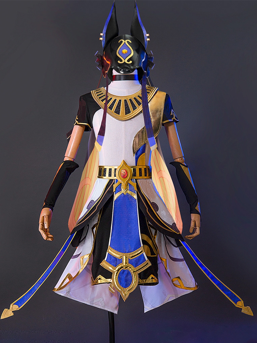 Game Genshin Impact Cosplay Cyno Black Hat