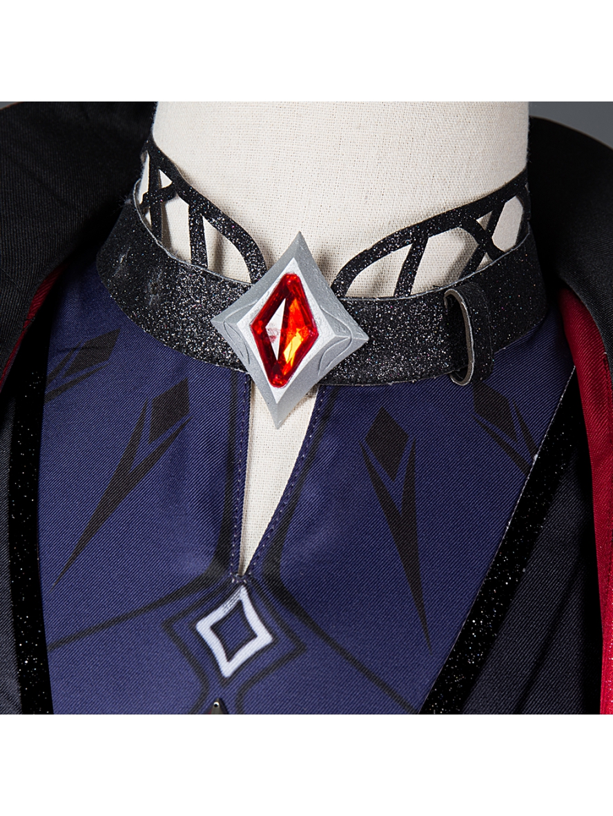 Game Genshin Impact Cosplay Outfit Diluc Ragnvindr Skin Red Dead Of Night Costume