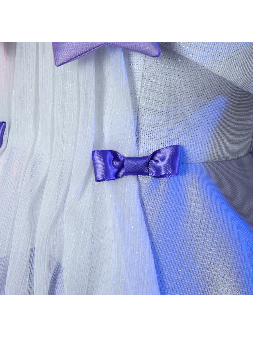 Game Honor Of Kings Cosplay Yao Valentine's Day Restrictions Skin Costume White Purple Dress