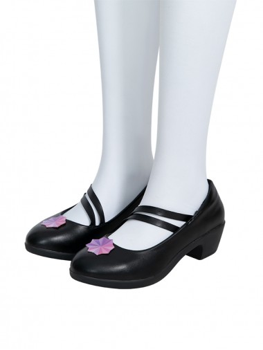 Game Honor Of Kings Cosplay Yao Valentine's Day Restrictions Skin Black Small Leather Shoes
