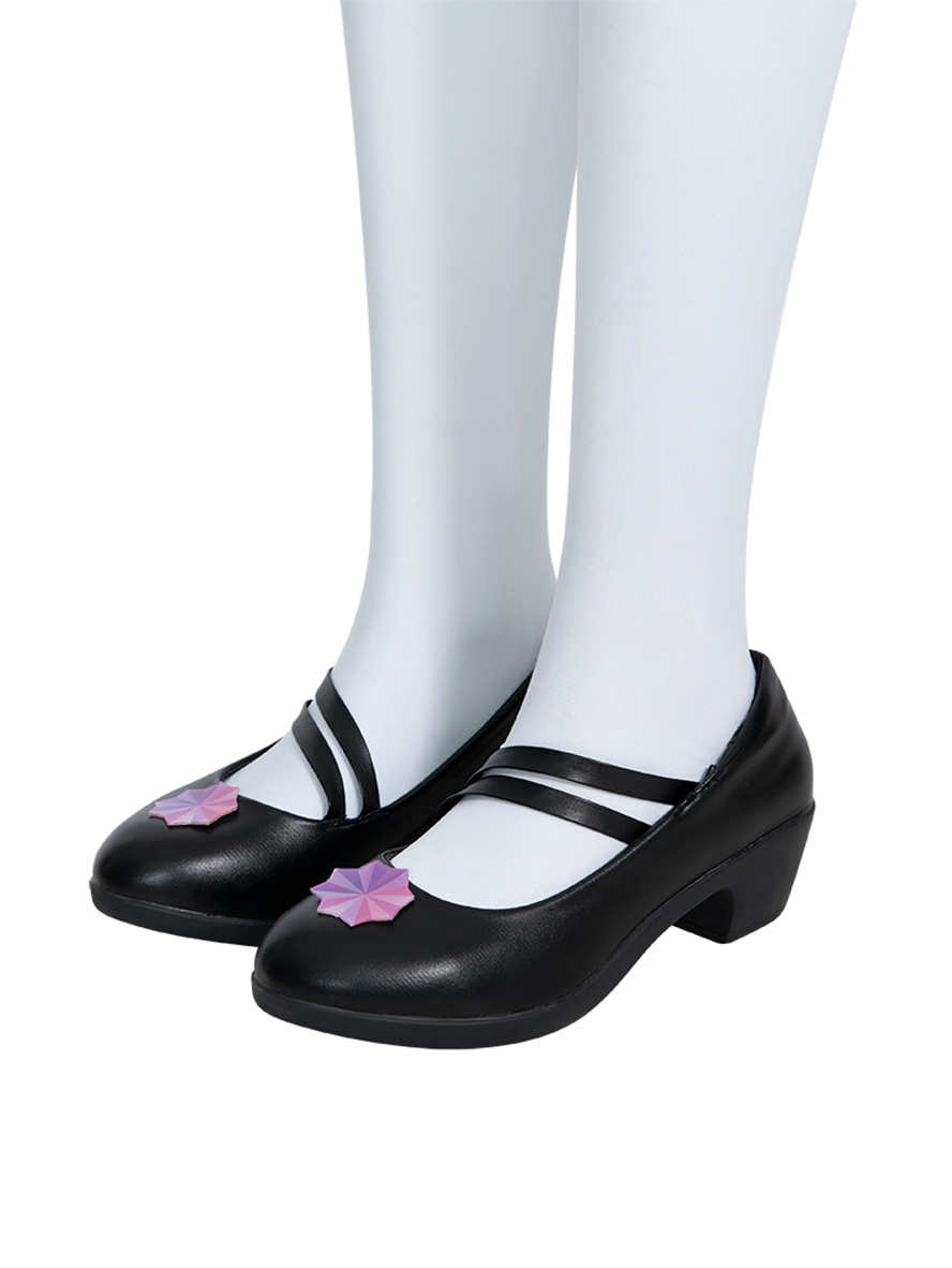 Game Honor Of Kings Cosplay Yao Valentine's Day Restrictions Skin Black Small Leather Shoes