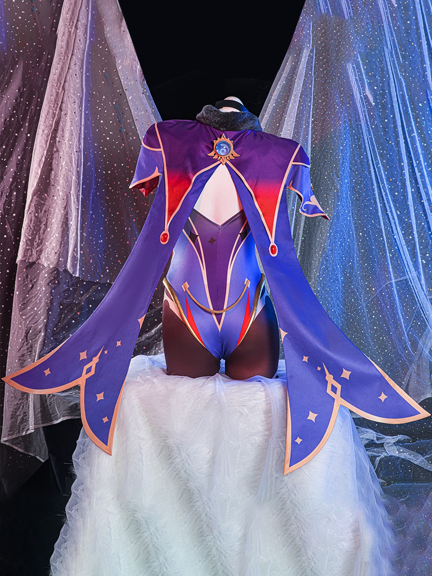 Game Genshin Impact Cosplay Astologis Mona Maggistus Costume