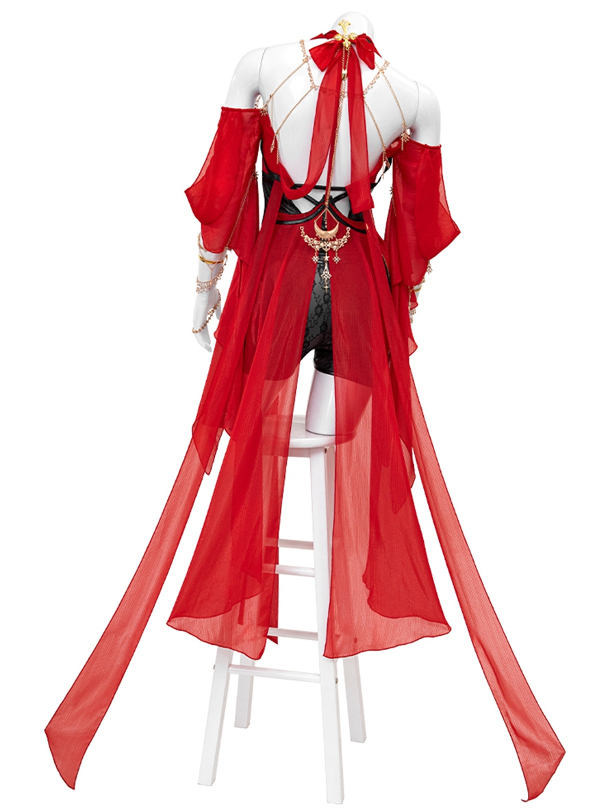 Game Naraka Bladepoint Cosplay Viper Ning Hongchuan Madien Upgraded Version Costume