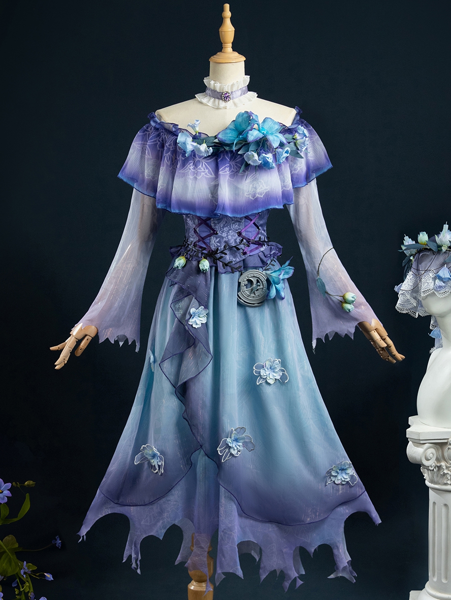 Game Identity V Cosplay Melly Plinius Entomologist New Skin Ghost Candle Costume