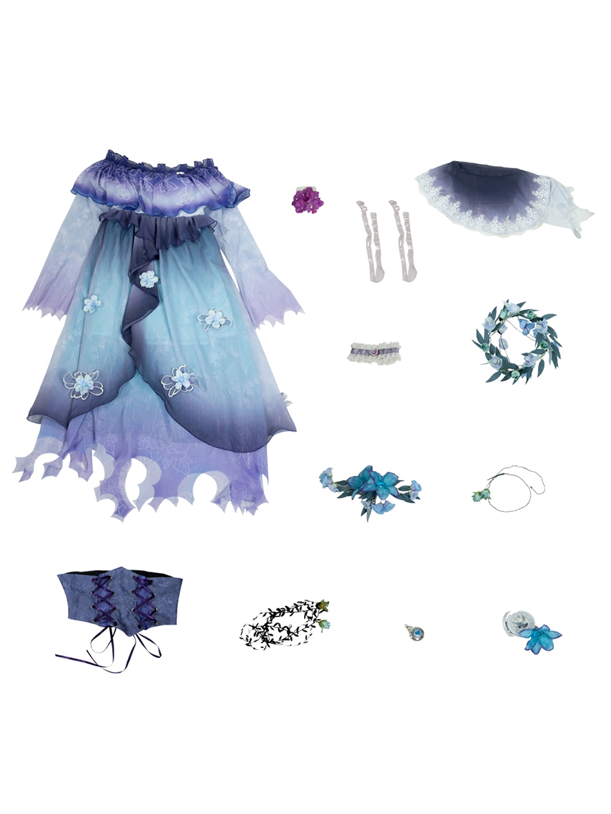 Game Identity V Cosplay Melly Plinius Entomologist New Skin Ghost Candle Costume
