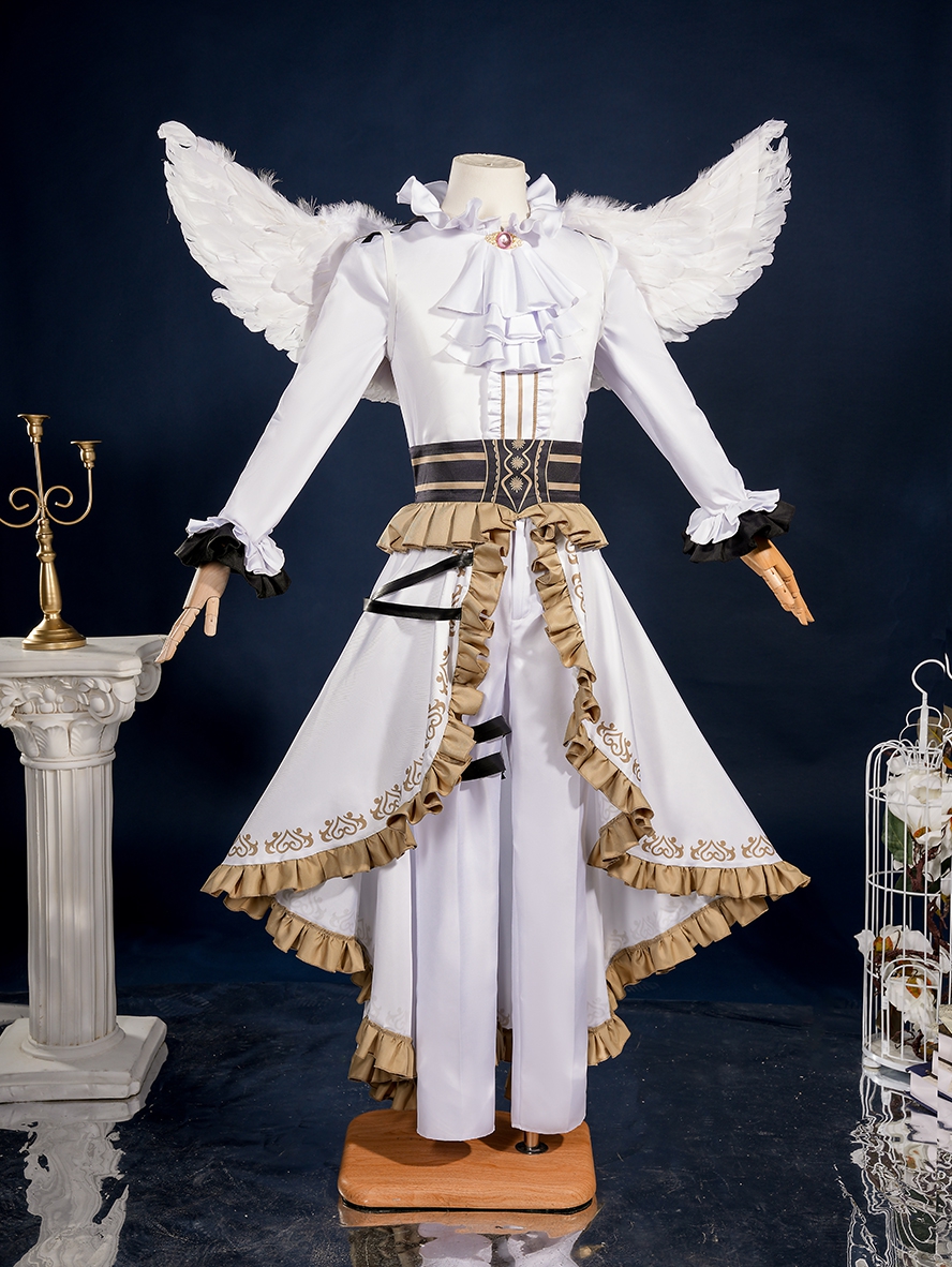 Anime Blue Lock Cosplay Chigiri Hyoma White Angel Costume
