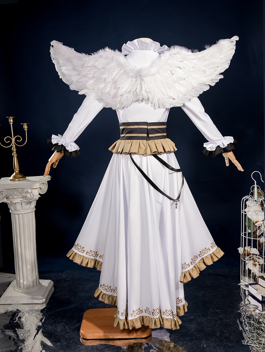 Anime Blue Lock Cosplay Chigiri Hyoma White Angel Costume