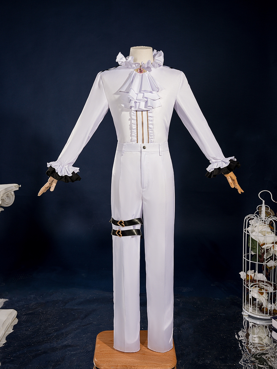 Anime Blue Lock Cosplay Chigiri Hyoma White Angel Costume