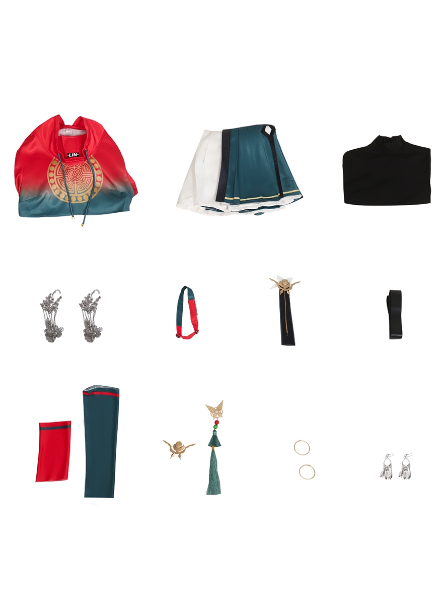 Game Gui Long Chao Cosplay Rin Costume