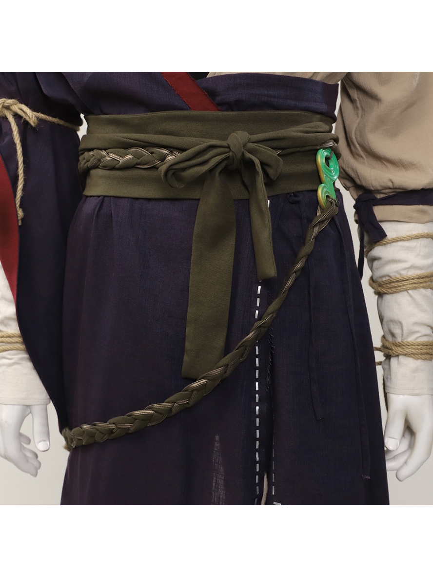 Game Black Myth Wukong Cosplay Wukong Braided Belt Version Costume
