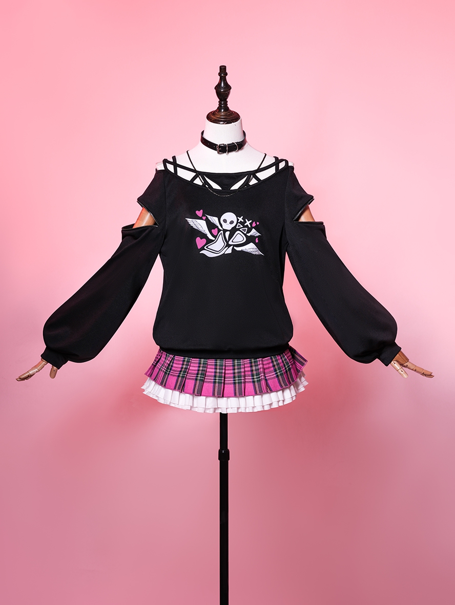 Anime Don Quijote Landmine Girl Linkage Cosplay Kagamine Rin Outfit Costume