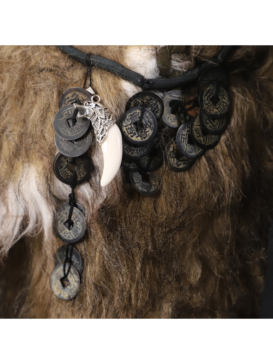 Game Black Myth Wukong Cosplay Wukong Fur Waistband Version Costume