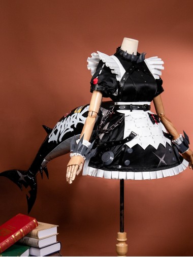 Game Zenless Zone Zero Cosplay Ellen Joe Shark Girl Costume