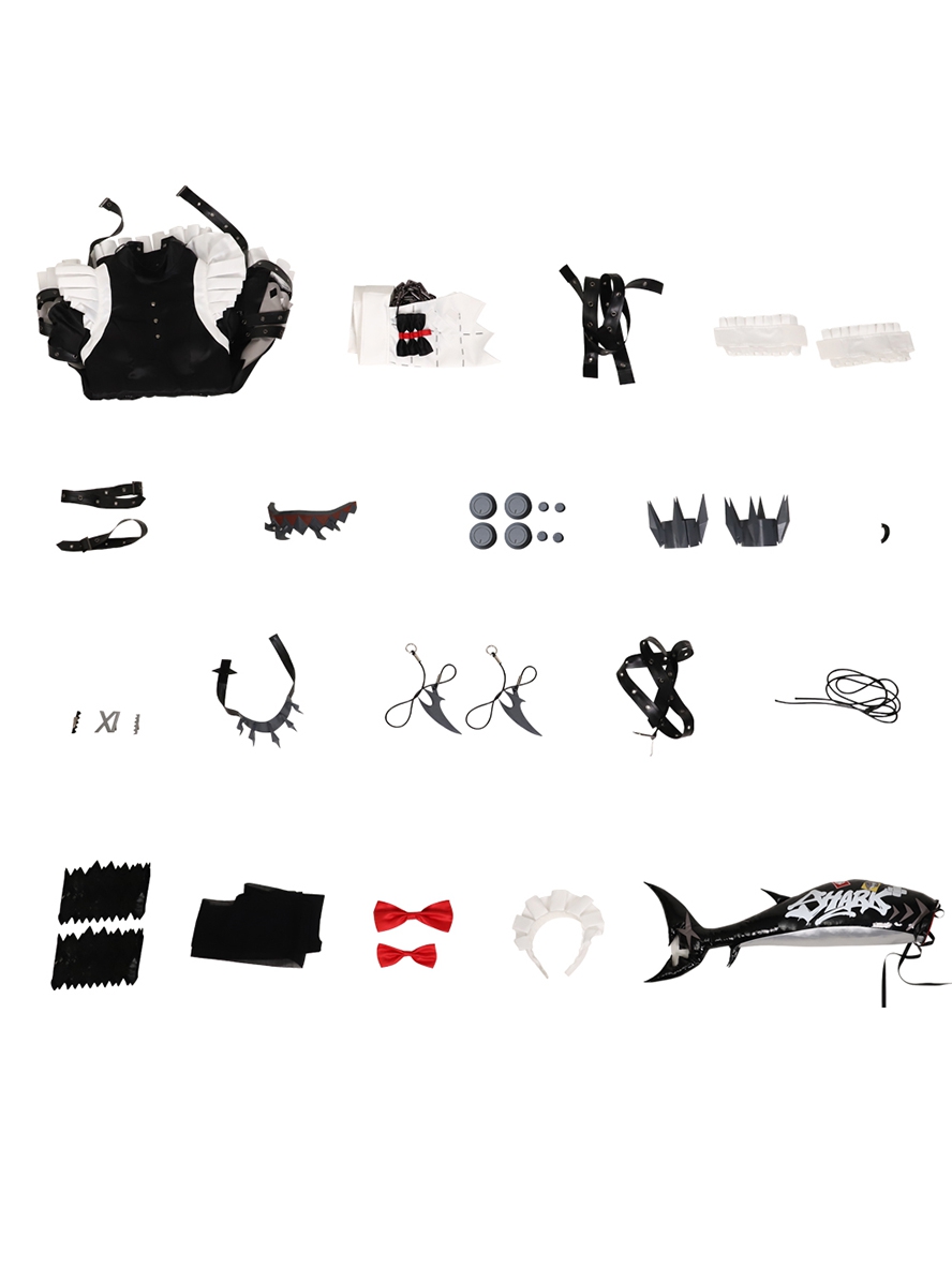 Game Zenless Zone Zero Cosplay Ellen Joe Shark Girl Costume