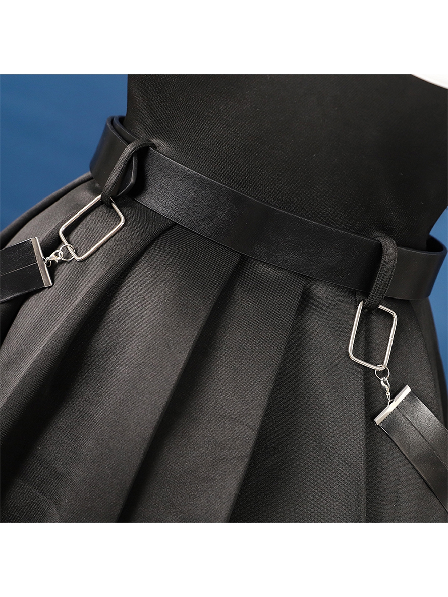 Anime Frieren Beyond Journey's End Cosplay Ubel Black Dress Costume