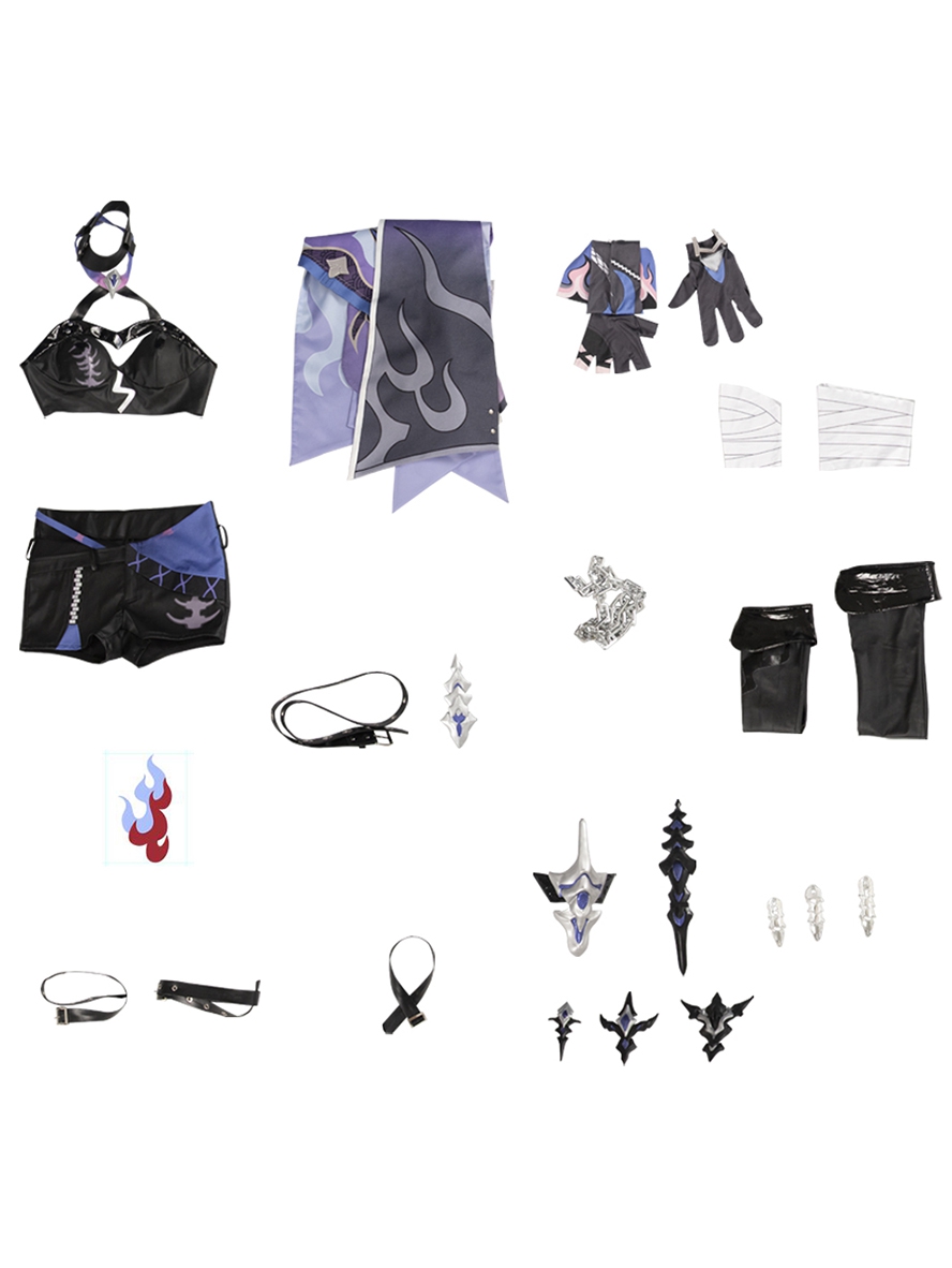 Game Honkai Star Rail Cosplay Acheron Costume