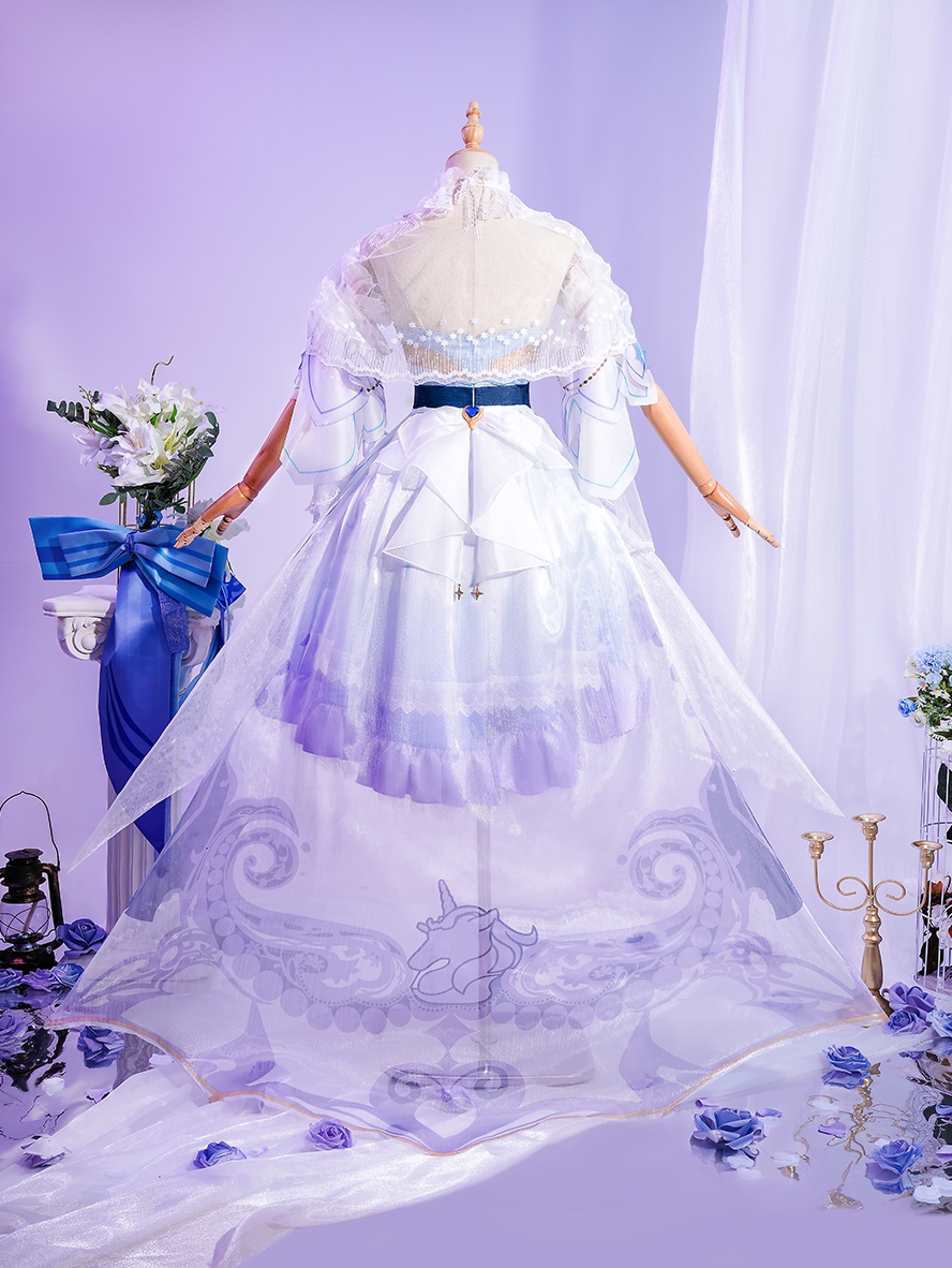 Game Honor Of Kings Cosplay Da Qiao Love Flower Wedding Dress Costume