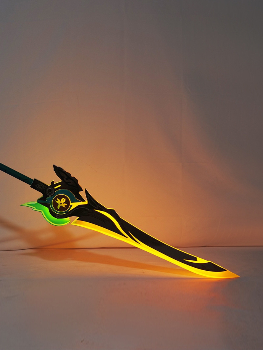 Game Honkai Star Rail Cosplay Jing Yuan Prop Weapon Spear Illuminated Version