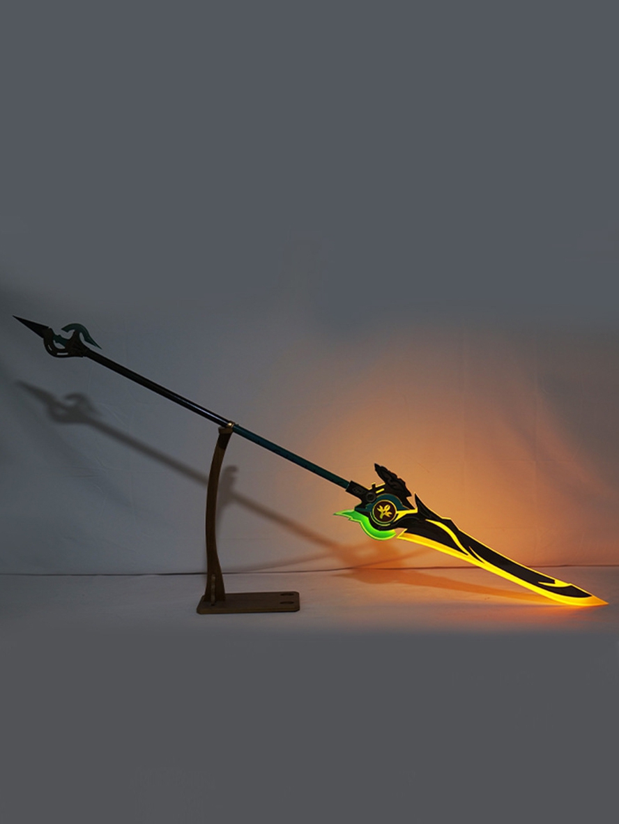 Game Honkai Star Rail Cosplay Jing Yuan Prop Weapon Spear Illuminated Version