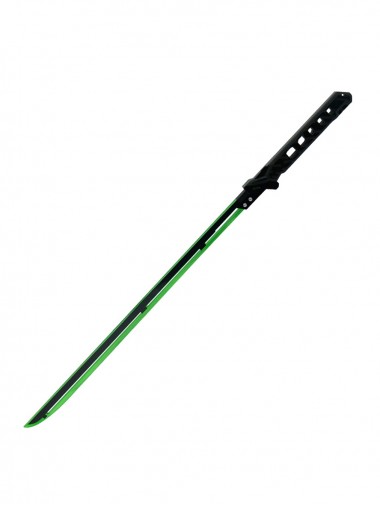Game Cyberpunk 2077 Cosplay V Prop Melee Weapon Thermal Katana Charging Green Light Version